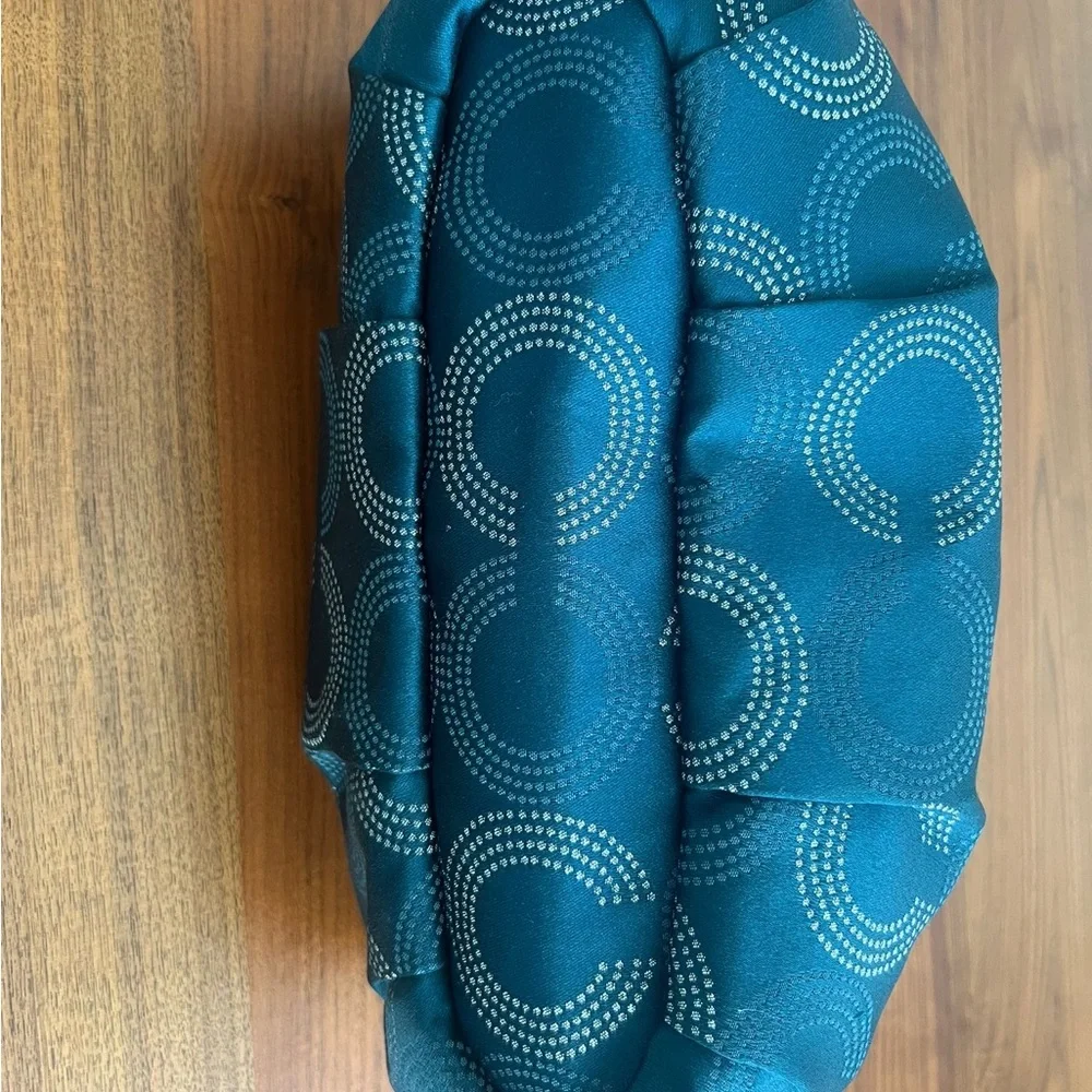 Coach Teal  Turquoise Handbag - Picture 4 of 5
